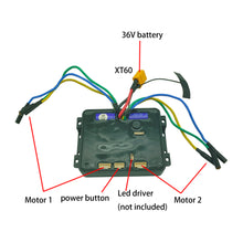 Load image into Gallery viewer, Puaida 36V Dual BELT drive Motor + ESC + Remote Kit
