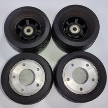 Load image into Gallery viewer, 105 mm AT Glow Wheels and Sleeves for P6D / P6S / dual hub motor set
