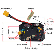 Load image into Gallery viewer, Puaida ESC Remote Kit with Tuning Function for 36V Dual Hub Motor