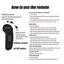 Load image into Gallery viewer, Puaida ESC Remote Kit with Tuning Function for 36V Dual Hub Motor