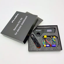 画像をギャラリービューアに読み込む, Dual Hub Motor ESC Remote Kit for DIY Electric Skateboard - All-in-one kit featuring dual hub motors, electronic speed controller (ESC), and a wireless remote. Perfect for building a powerful and customizable electric skateboard with smooth acceleration and precise control.