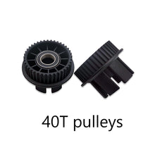 Load image into Gallery viewer, pulley for glow wheels.Illuminate Your Ride with 105mm AT Glow Wheels for Electric Skateboard - Experience a vibrant and stylish journey with these all-terrain wheels. The glow-in-the-dark technology adds a cool visual element while ensuring a smooth and high-performance ride for your electric skateboard adventures.