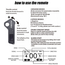 Load image into Gallery viewer, puaida electric skateboard P6S REMOTE
